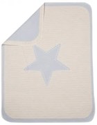 David Fussenegger - Бебешко одеяло Juwel 70x90 Звезда, светлосиньо