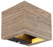 Globo 15553W1W - LED аплик ALINA LED/8W/230V кафяв