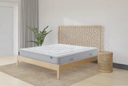 Матрак isleep, Nest Hybrid, 82x190x25, Среден, Покет пружина, Мемори гел пяна