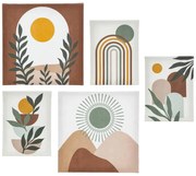 Картина с рамка atmosphera Cynthia, Слънце, Комплект 5