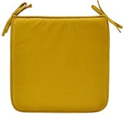 Възглавница за стол atmosphera Lilou, 38x38 cm - Охра