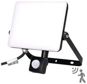 Aigostar - LED Прожектор със сензор LED/50W/230V 4000K IP65 черен