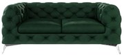 Тъмнозелен кадифен диван 185 cm Chelsea – Ropez