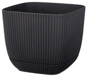 Horecano - Квадратна саксия №3 - 15x15xh13cm 1.8L АНТРАЦИТ (G-383-A)