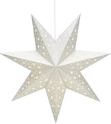 Коледна светлинна украса в сребристо ø 45 cm Solvalla - Markslöjd