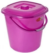 Пластмасова кофа квадратна с капак №4 20л. (3065) - Senyayla