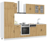 3314810 vidaXL Комплект кухненски шкафове от 8 части Kalmar, инженерно дърво