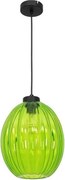 Полилей на въже BLICK 1xE27/60W/230V зелена