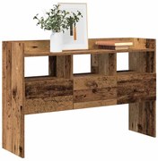 856634 vidaXL Шкаф за хранене Old Wood 105x30x70 cm Инженерна дървесина