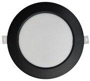 LED Лампа за окачен таван CIRCLE LED/12W/230V 4000K Ø 17 см черен