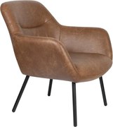 Кафяво кресло Dude – White Label