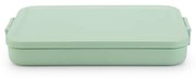Кутия за храна Brabantia Make&Take 1006285, 1.1 л, До 2 сандвича, Без BPA, Плоска, Зелен