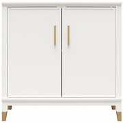 Бяло шкафче 84x84 cm Westerleigh – CosmoLiving by Cosmopolitan