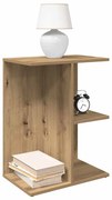 858667 vidaXL Нощни масички 2 бр дъб артизан 46,5x29x61 см инженерно дърво