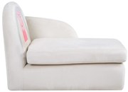 Бял кадифен детски диван 75 cm Peppa Pig – Roba