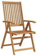 310293 vidaXL Сгъваеми градински столове, 3 бр, акация масив