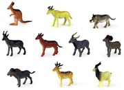 Rappa - Комплект фигурки Диви животни I - 10 броя, 5 см.