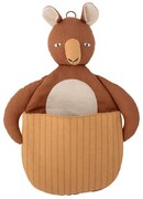 Кафява текстилна детска кошница за играчки 46x7,5x33 cm Toto – Bloomingville Mini