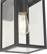 Индустриална външна стенна лампа тъмно сива IP44 - Sutton Down