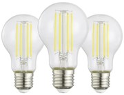 Комплект от 3 LED крушки A60 E27/7,2W/230V 2700K - Eglo 110438