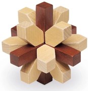 Cayro - Дървен логически пъзел главоблъсканица, Цвете