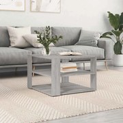 834255 vidaXL Маса за кафе, сив сонома, 58x58x40 см, инженерно дърво
