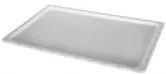 Поликарбонатно плато за десерти бяло 20x30x2см. (ZCP 225-2)AN
