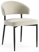 ИРИС Пясъчно бежово (тъкан Вицторъя A80) - МОДЕРЕН ТАПИЦИРАН ЛОФТ СТОЛ ЗА ДНЕВНА/ ТРАПЕЗАРИЯ