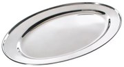 Плато за сервиране Kinghoff KH 1232, 40 см, Oвално, Инокс