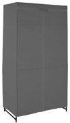 Сив текстилен гардероб 90x160 cm Dara – Premier Housewares