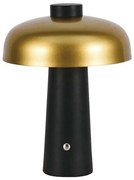 LED регулируема настолна лампа 3W/5V 3000-6000K 1800mAh черно/злато