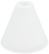 Резервно стъкло за полилей E27 Ø 23 см бял