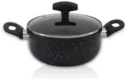 Тенджера SAPIR SP 1318 VM20, 2.2 л, 20х8.5 см, Мраморно покритие, Индукция, Черен