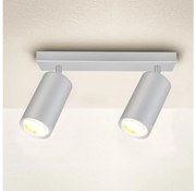 Brilagi - Спот за баня SELE 2xGU10/30W/230V IP44 сребрист