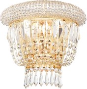 Ideal Lux - Кристален аплик DUBAI 2xE14/28W/230V златист