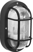 Osram - Външен стенен осветител BULKHEAD 1xE27/10W/230V IP54 черен