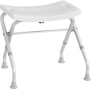 Ridder - Сгъваемо столче 50x51 см бяло