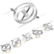 Paulmann 94436 - Комплект 5xGU5,3/10W прожектори CARDAN 230V мат хром