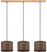 Spot-Light 1037400811551 - Висящ полилей с кабел BENITA 3xE27/40W/230V дъб