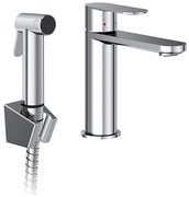 Ravak X070450 - Смесител за умивалник с биде-слушалка CHROME, лъскав хром