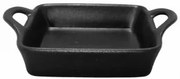 Horecano - Керамична тава за печене квадратна черна 18,8x18,8x6,5см (UN30-002-1-B)