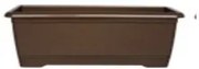 Сандъче за цветя - 50 х 16.5 х 13 см - Кафяво