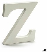 Писмо Z Дървен Бял (1,8 x 21 x 17 cm) (12 броя)