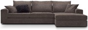 Ъгъл диван Mission-Customizable-230φ 145β cm.-Ash