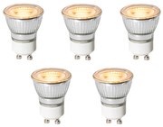 Комплект от 5 димируеми LED крушки GU10 35mm 4W 200 lm 2200K