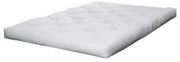 Бял средно твърд матрак футон 160x200 cm Comfort Natural – Karup Design