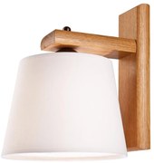 Стенно осветително тяло 1xE27/60W/230V дъб