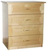 Скрин с четири чекмеджета - 80 см