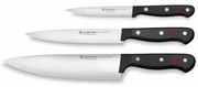 Wüsthof - Комплект кухненски ножове GOURMET 3 бр. черни