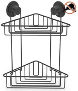 ЕТАЖЕРКА TEKNO TEL DM-257 , 2 нива/вакуум , Matte Black